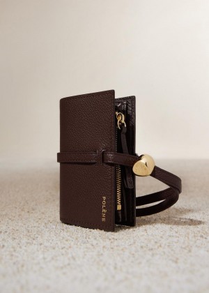 Polene Kayé Card Holder Marroni | Italia_P86661