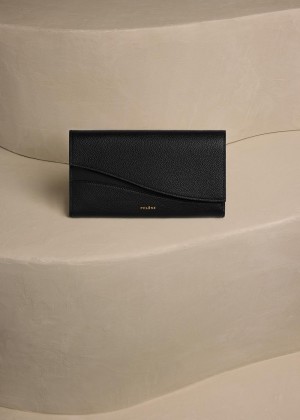 Polene Sierra Wallet Nere | Italia_P99223