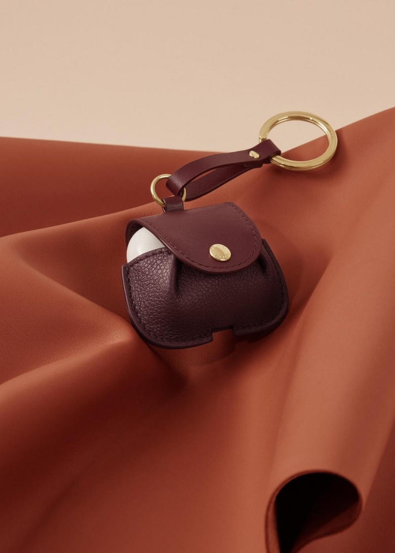 Polene Airpods case Bordeaux | Italia_P17602