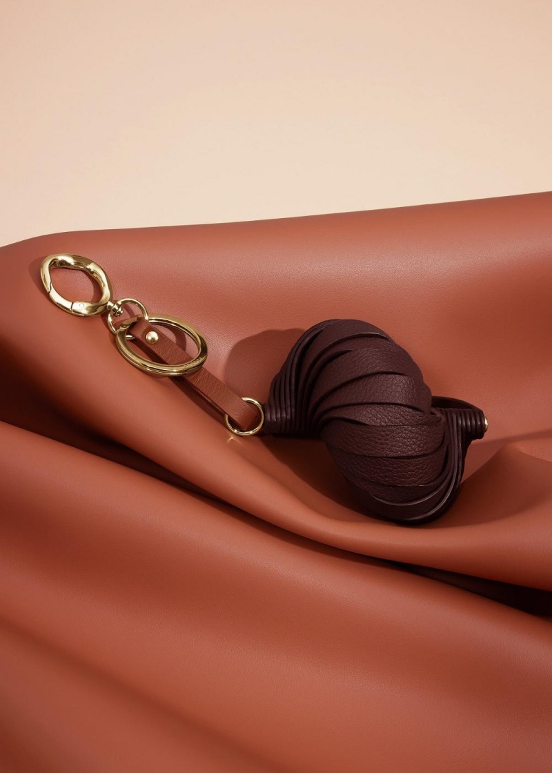 Polene Elis Keyring Bordeaux | Italia_P28863