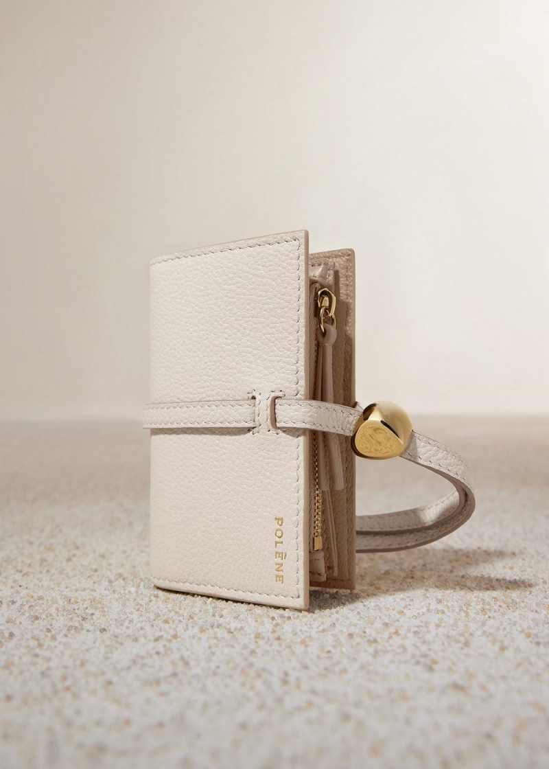 Polene Kayé Card Holder Bianche | Italia_P83589