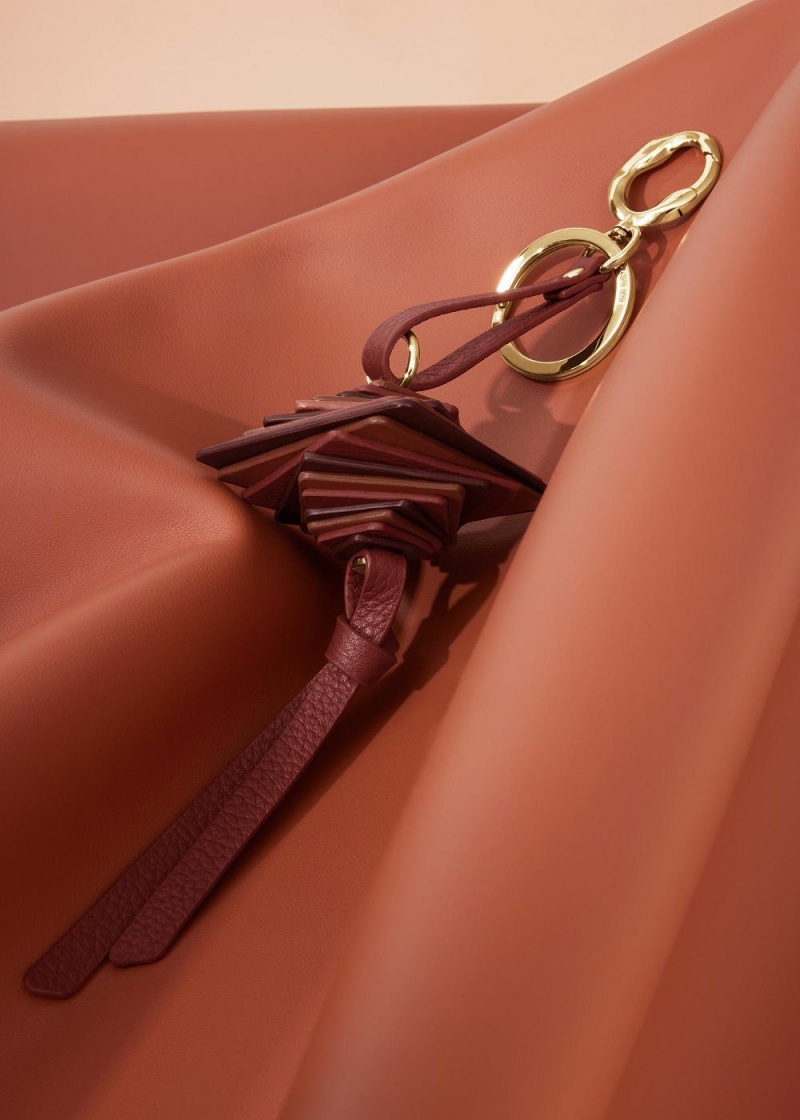 Polene Scala Keyring Bordeaux | Italia_P62983