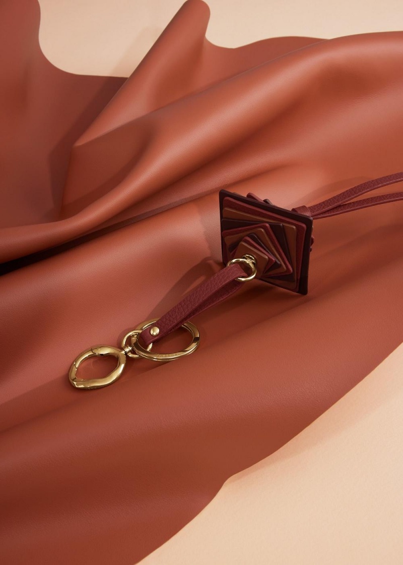 Polene Scala Keyring Bordeaux | Italia_P62983