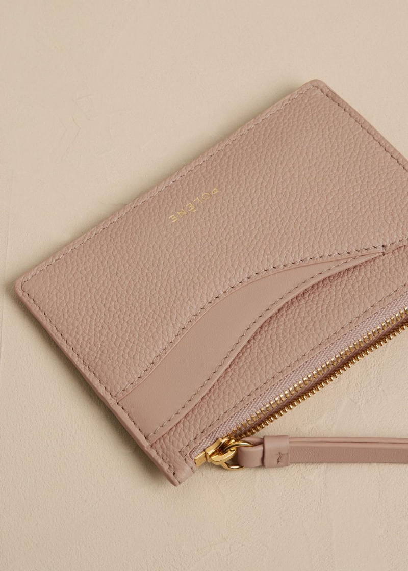 Polene Sierra Mini Pouch Beige | Italia_P36885